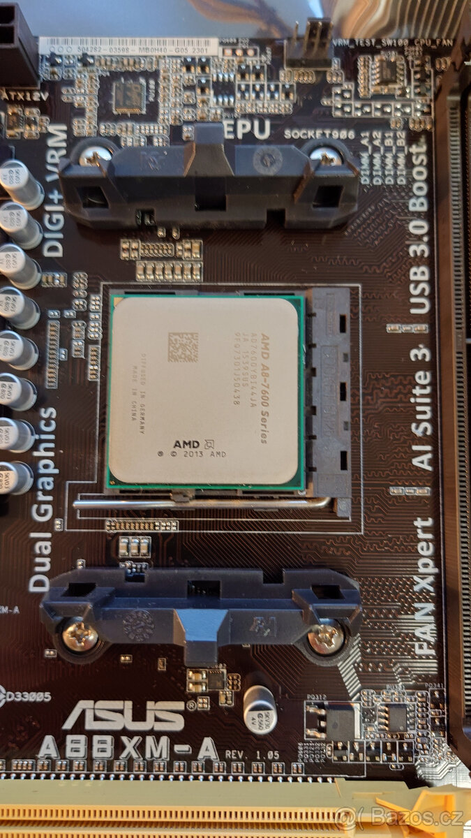 Asus A88XM-A + AMD A8-7600 + 8 GB DDR3 - 2
