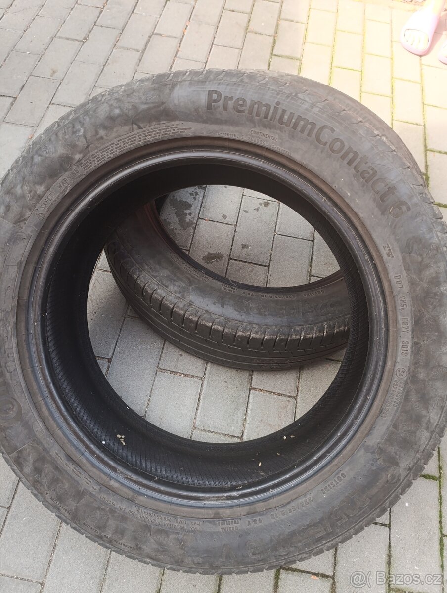 Letní 2ks Continental 225/55/18 - 2
