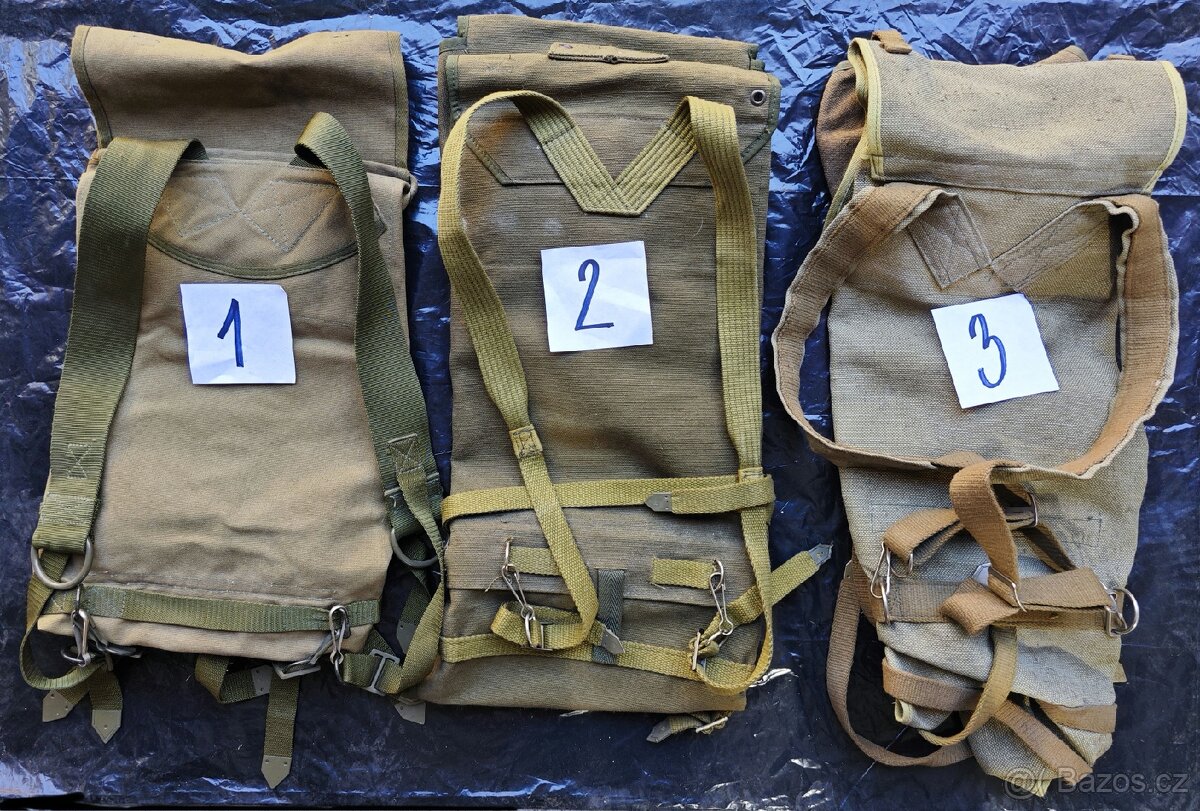 Staré trampské batohy - Opusky, Usárny, Uesky 1 - 2