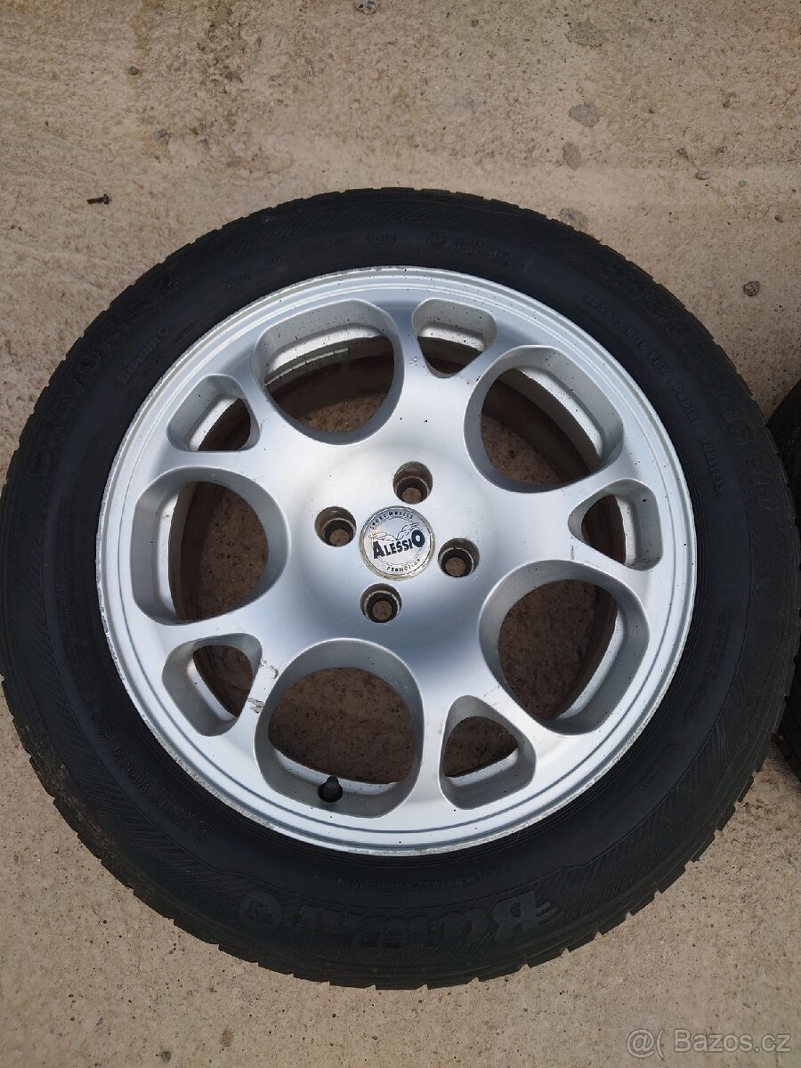 Disky Alessio R16 4x100, pneu barum - 2