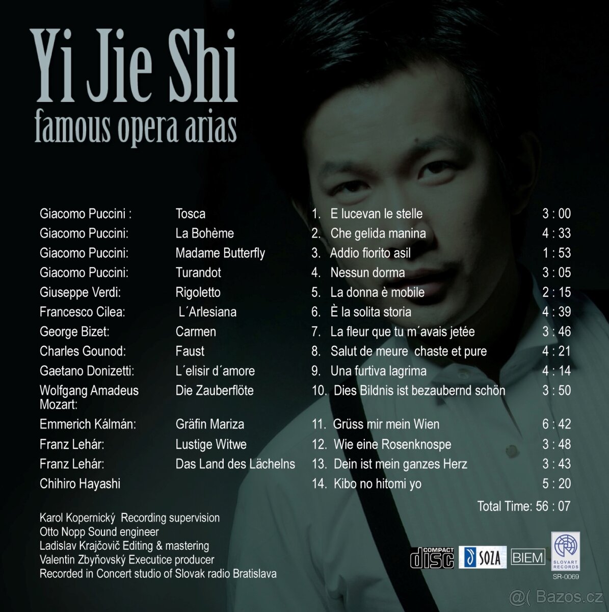 CD Famous Opera Arias – Yi Jie Shi - 2