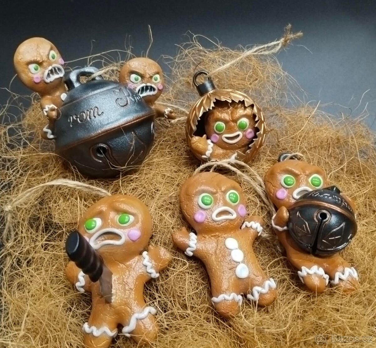 Krampus :Sada ozdôb - 2