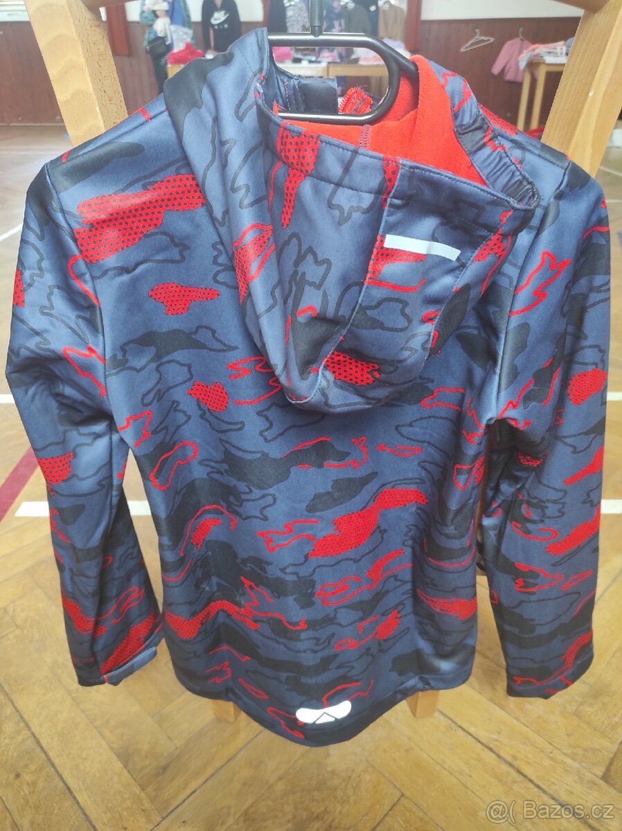 Softshellová bunda s kapucí Rocktrail, nová, vel 146-152 - 2