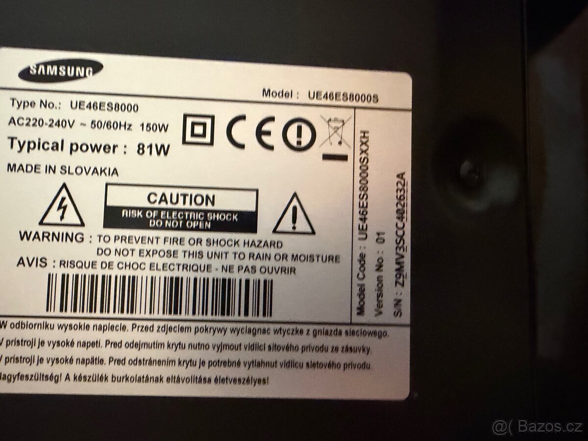 Televize Samsung 46 palcu - 2