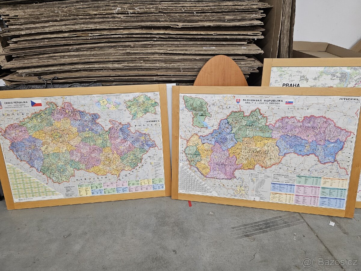 Mapa Slovensko - 2