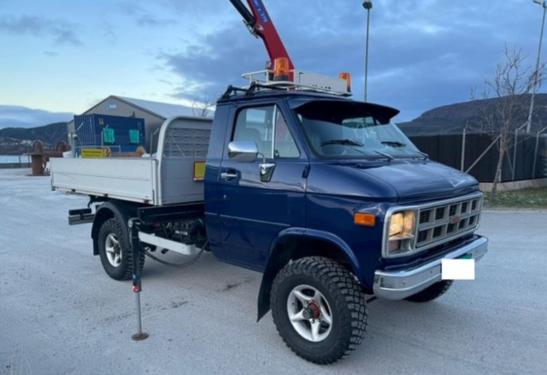 Sklapac GMC s hydr. ruk HMF 4x4 automat rv:1979 - 2