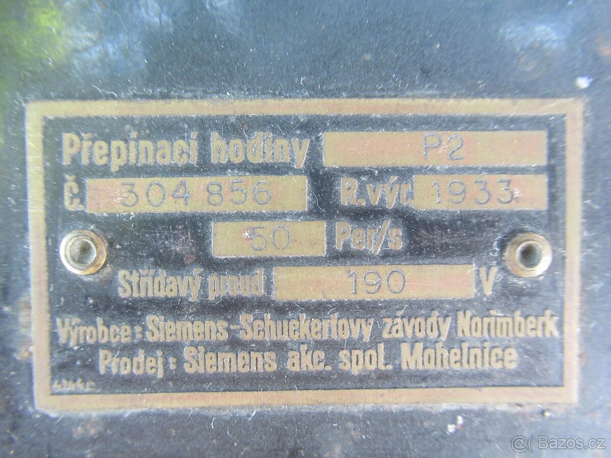 Retro spínací hodiny a sadzbový spínač - 2