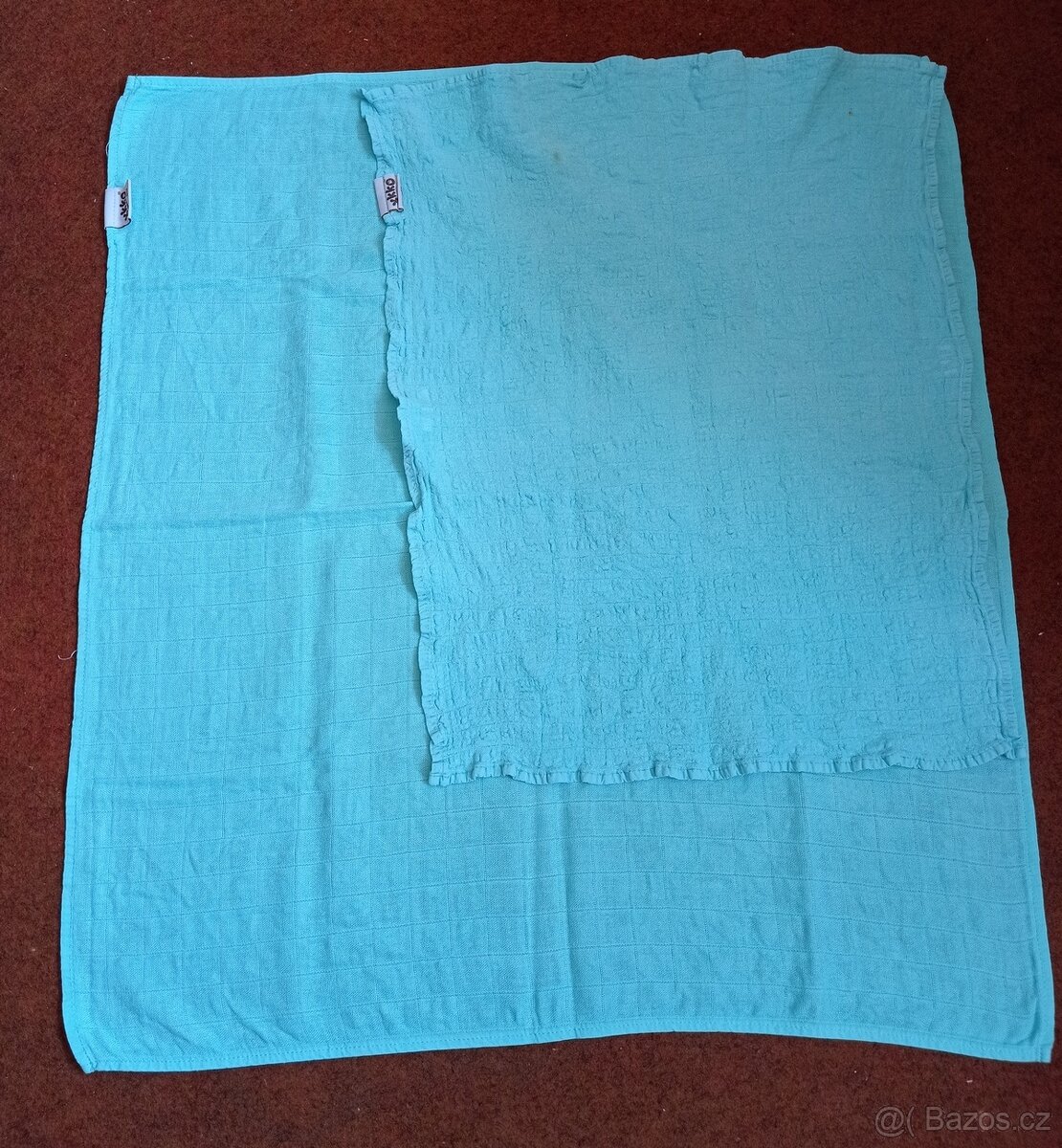 Bambusové čtverce tyrkysové XKKO - 2