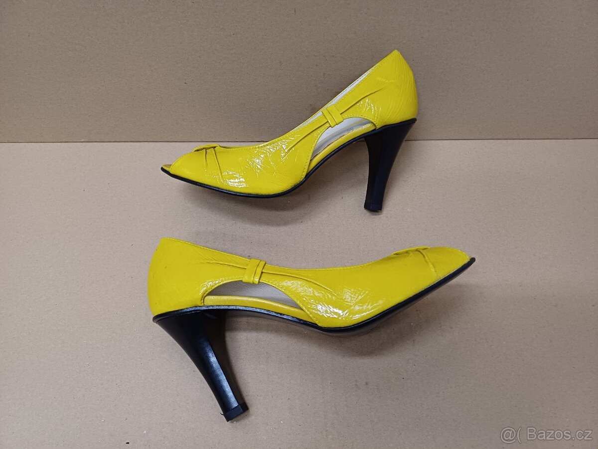 Žluté lodičky vel.36 - 2