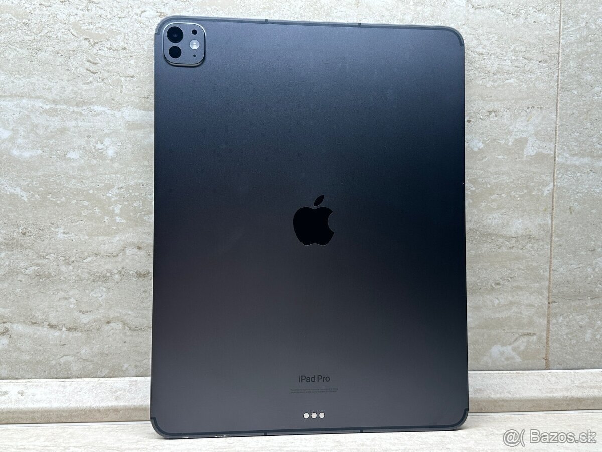 iPad Pro 13 256GB Wi-Fi + Cellular Space Black, 100% batéria - 2