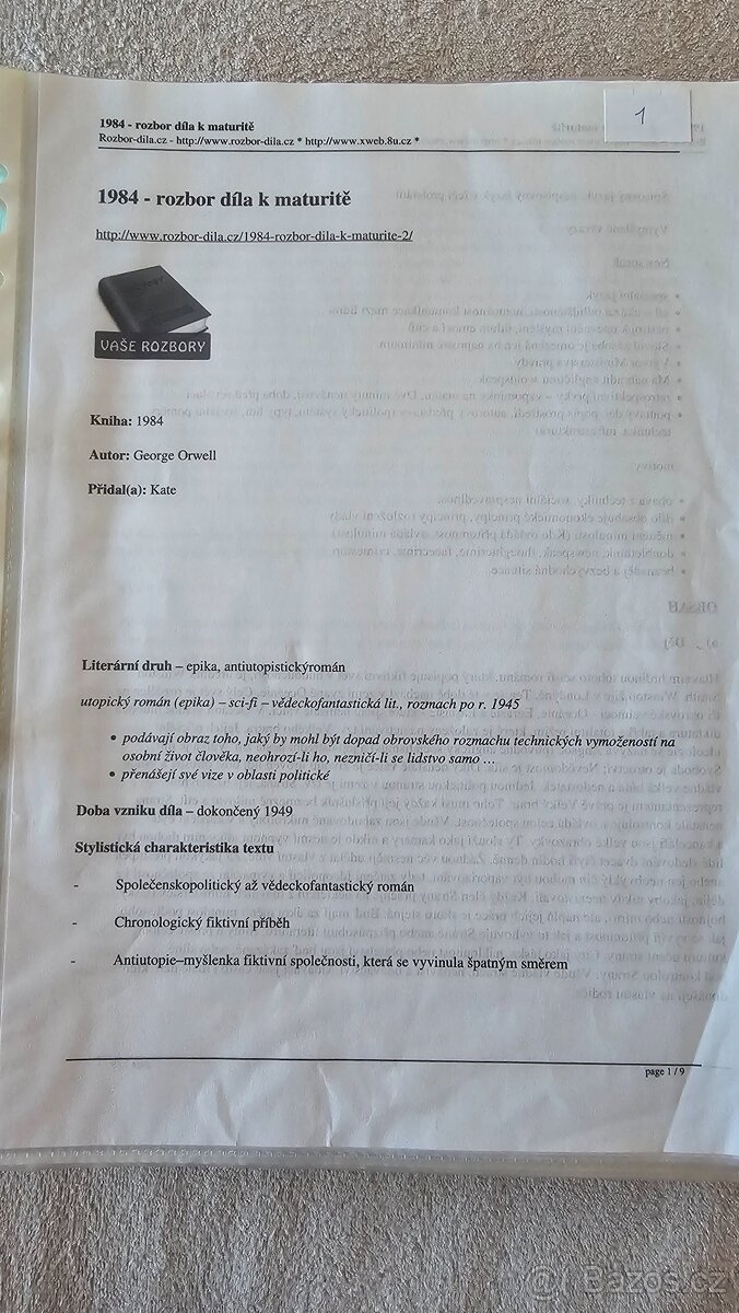 Vypracované maturitní knihy 31x - 2