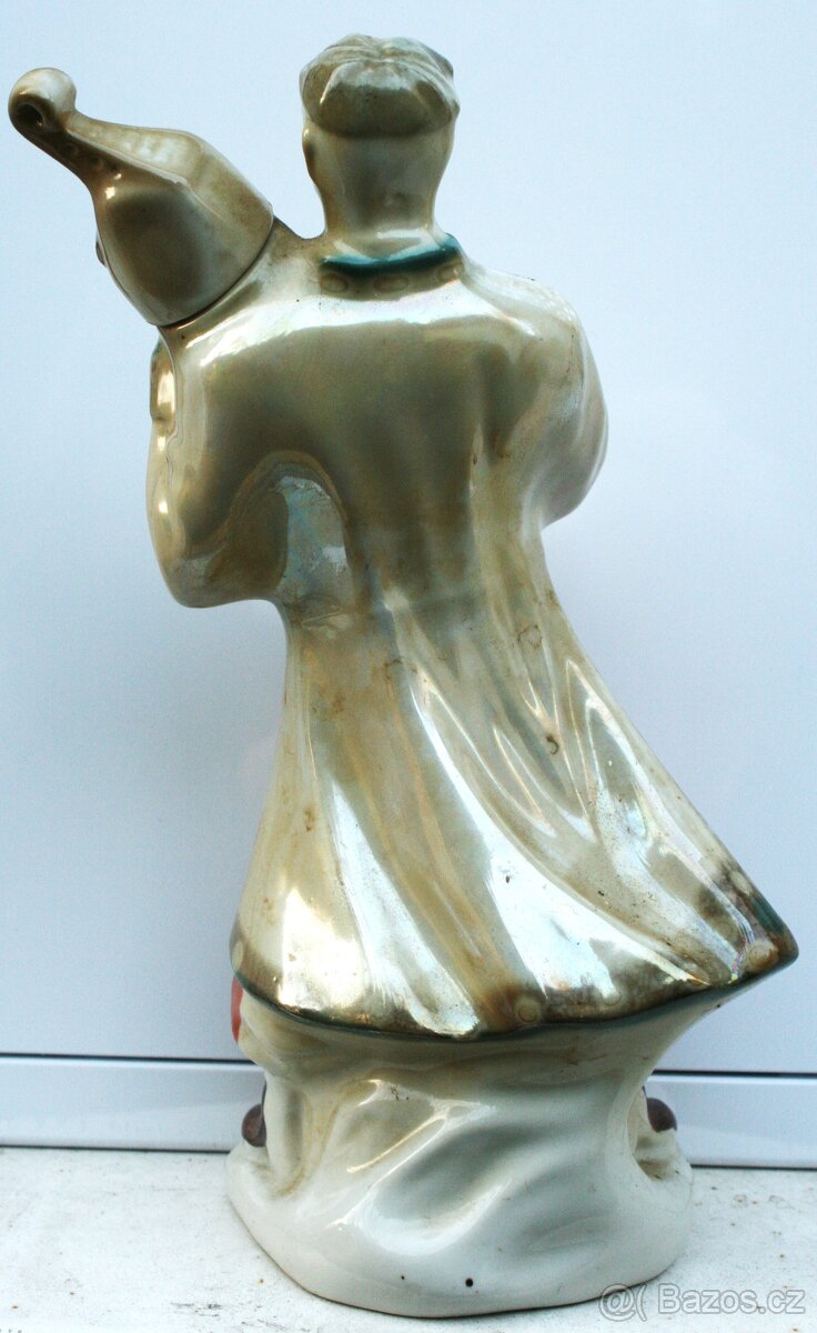 Figurální keramická lahev od alkoholu 4 - 2