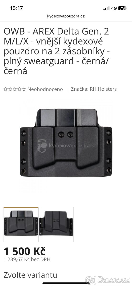 Kydexová pouzdra - 2