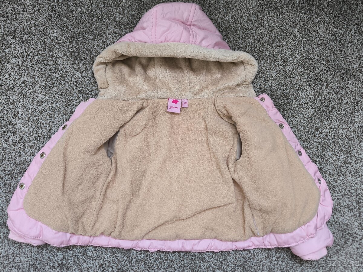 Dívčí zimní bunda vel. 80 - 2
