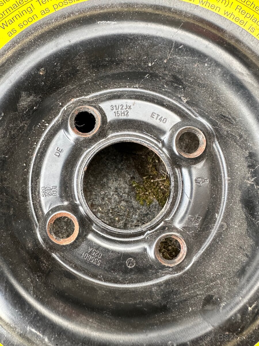 Rezervní kolo Golf 3 - 2