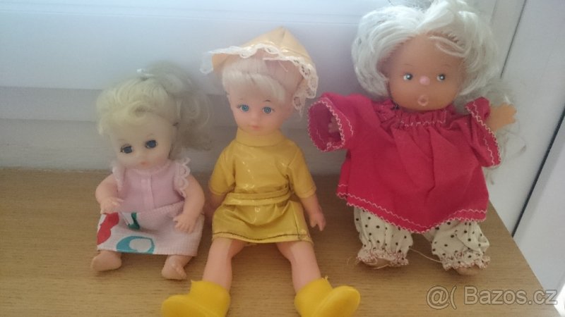 Panenky-různé-retro, igráčci, dětské puzzle,... - 2
