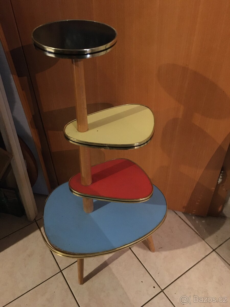 Retro stojan na kvetiny - 2