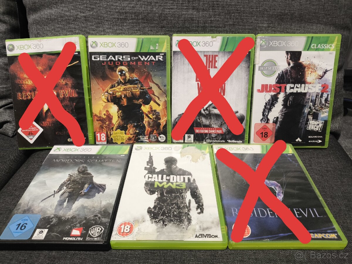 XBOX 360 HRY LEVNĚ - 2