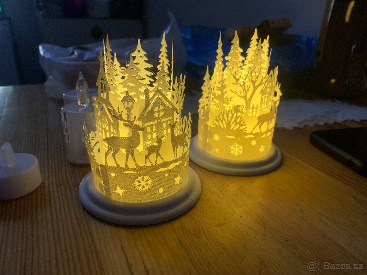 Vanocni dekorace na svicku - 2