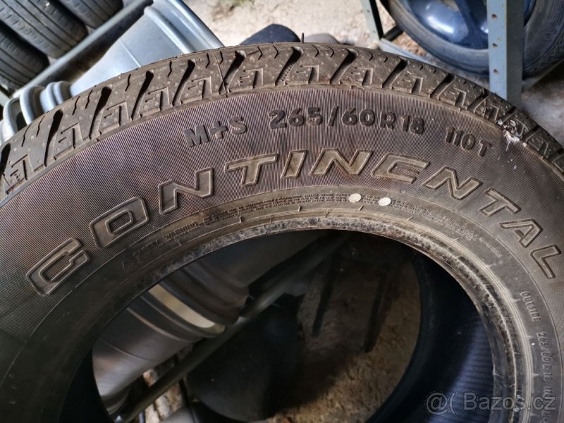 265/60/18 Continental M+S - 2