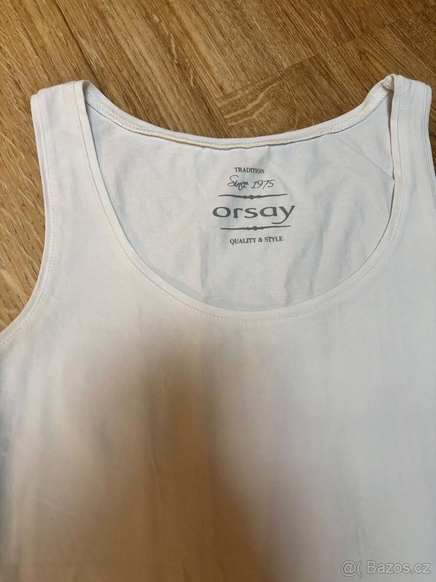 Bílé tílko Orsay, vel. S - 2