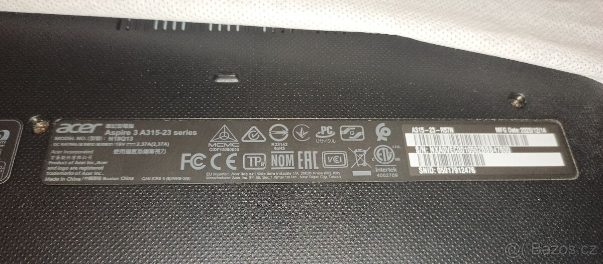 Notebook Acer - 2