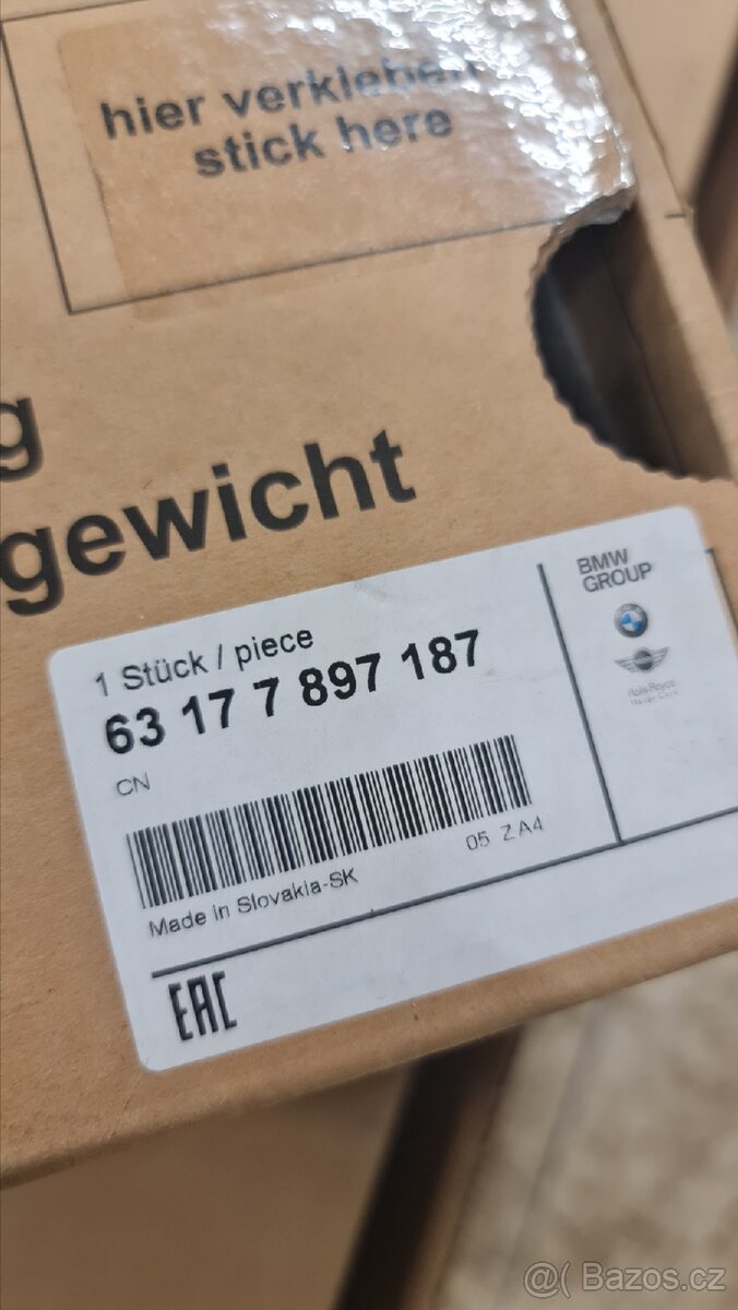 BMW řady 5 model E60/E61 levý mlhový světlomet original BMW - 2