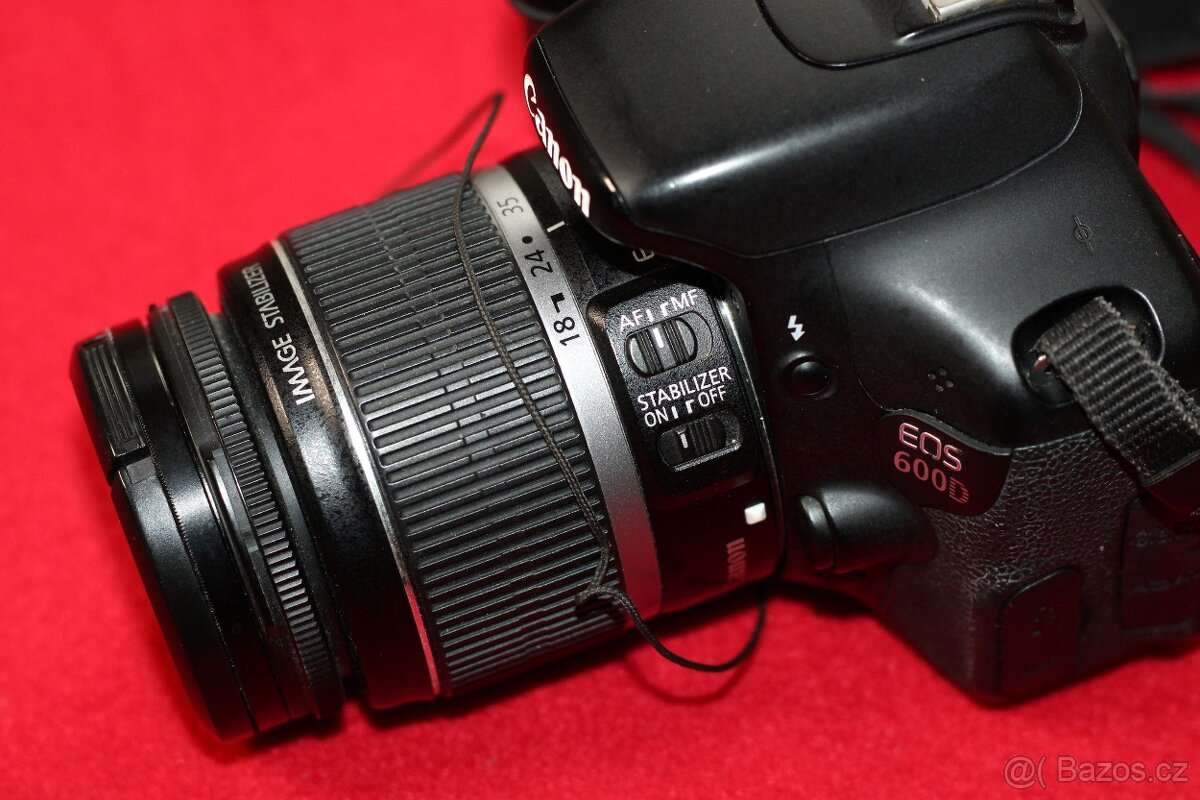 Fotoaparát Canon EOS 600D + 2x objektiv + příslušenství. - 2