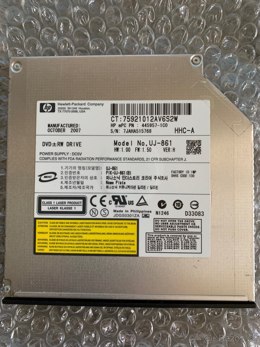 Apple Macintosh PowerBook G3 DVD/RW Drive UJ-861 - 2