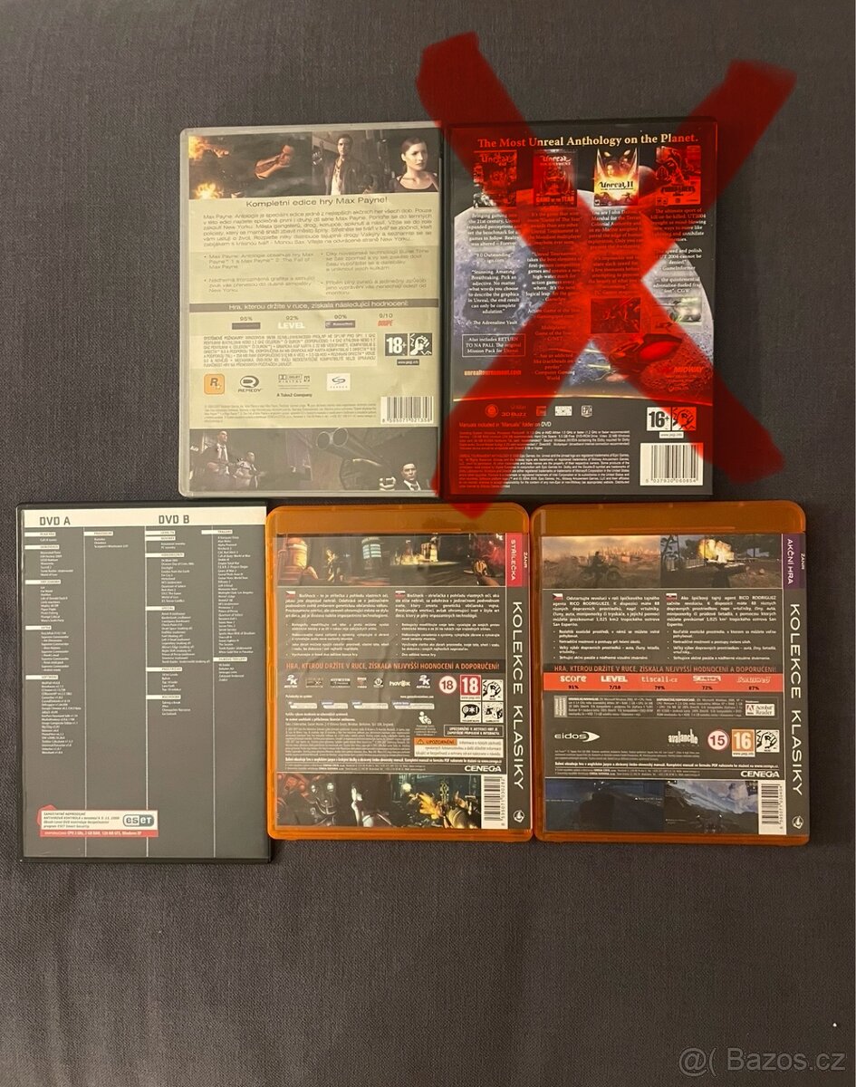 PC hry – akční a FPS set ctyr titulů - 2
