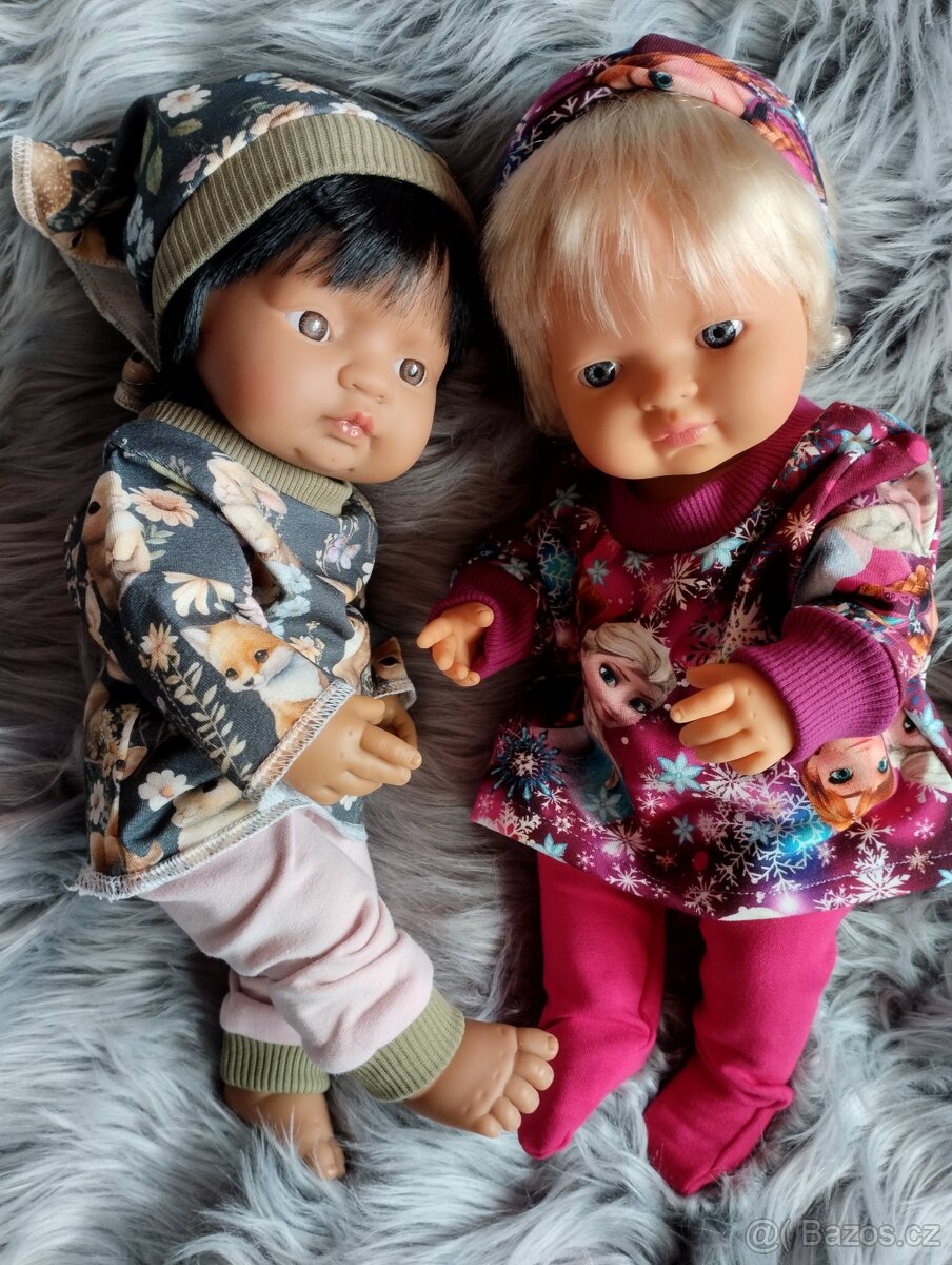 Španělská realistická panenka MINILAND tmavá pleť - 2