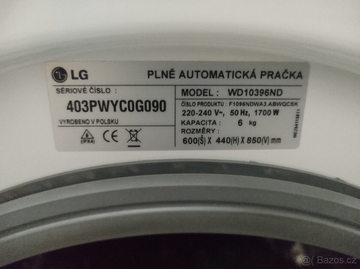 LG slim pračka - 2