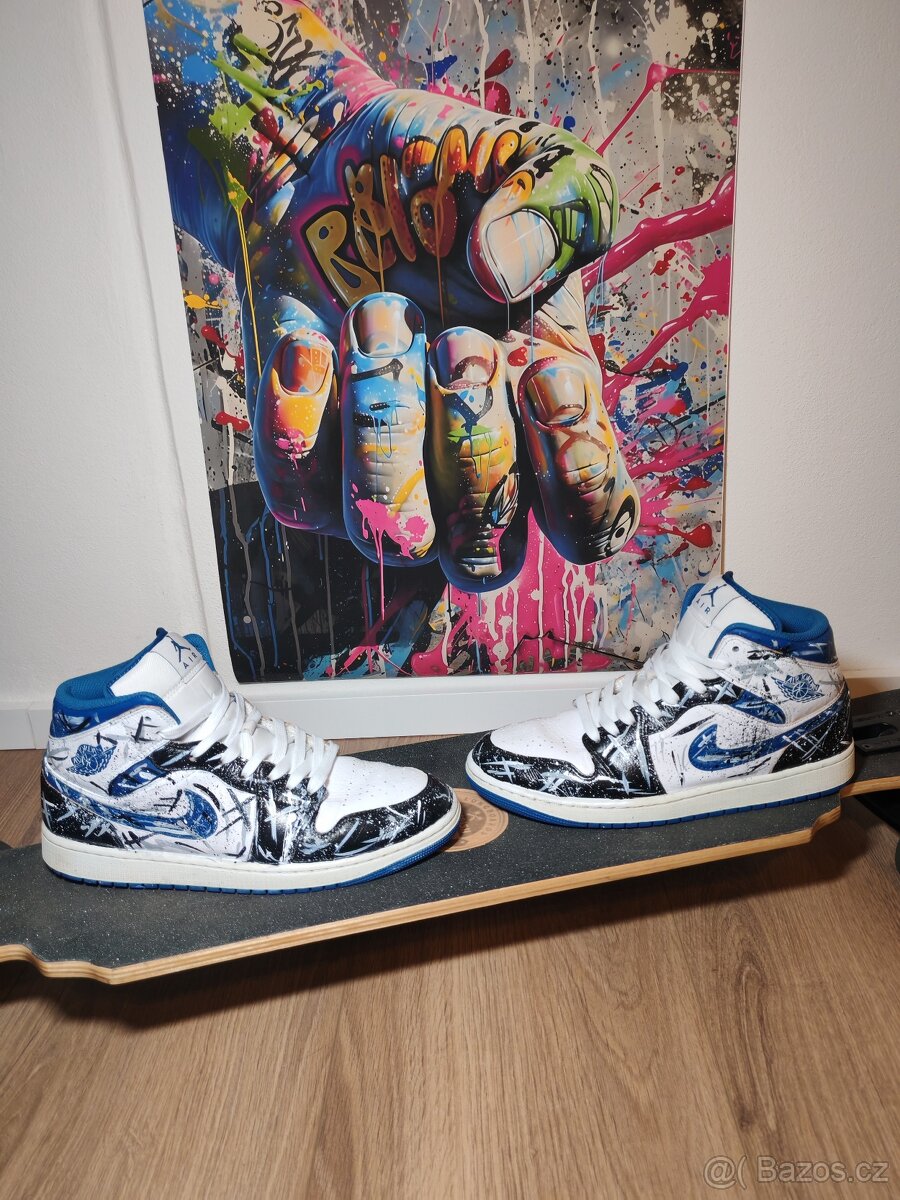 Air Jordan 1 mid Custom - 2