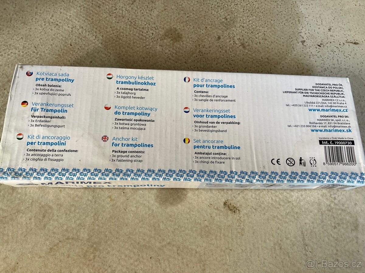 Kotvicí sada pro trampolíny - 2