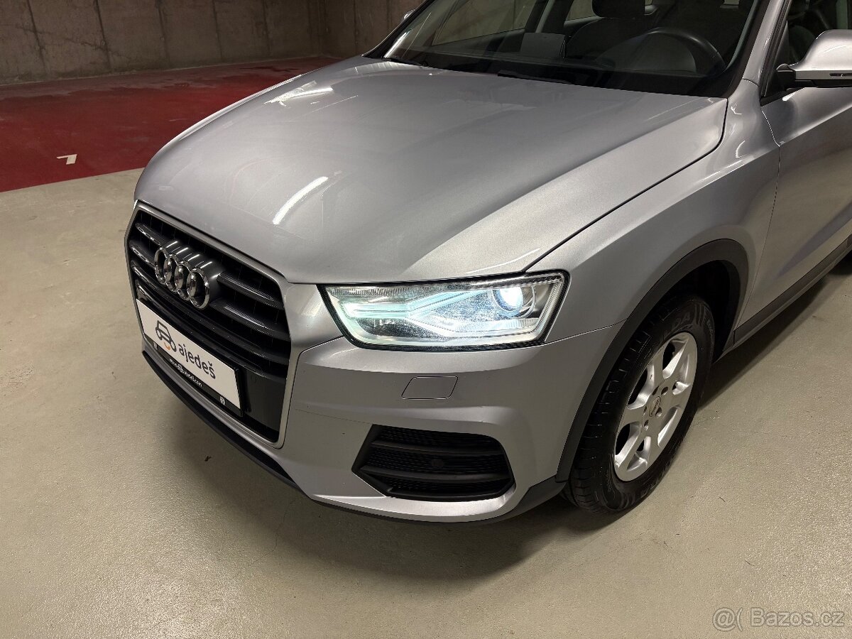 Audi Q3 2.0 TDI/110 kW/6°manuál/servis. kn./navi/ČR/194 tkm - 2