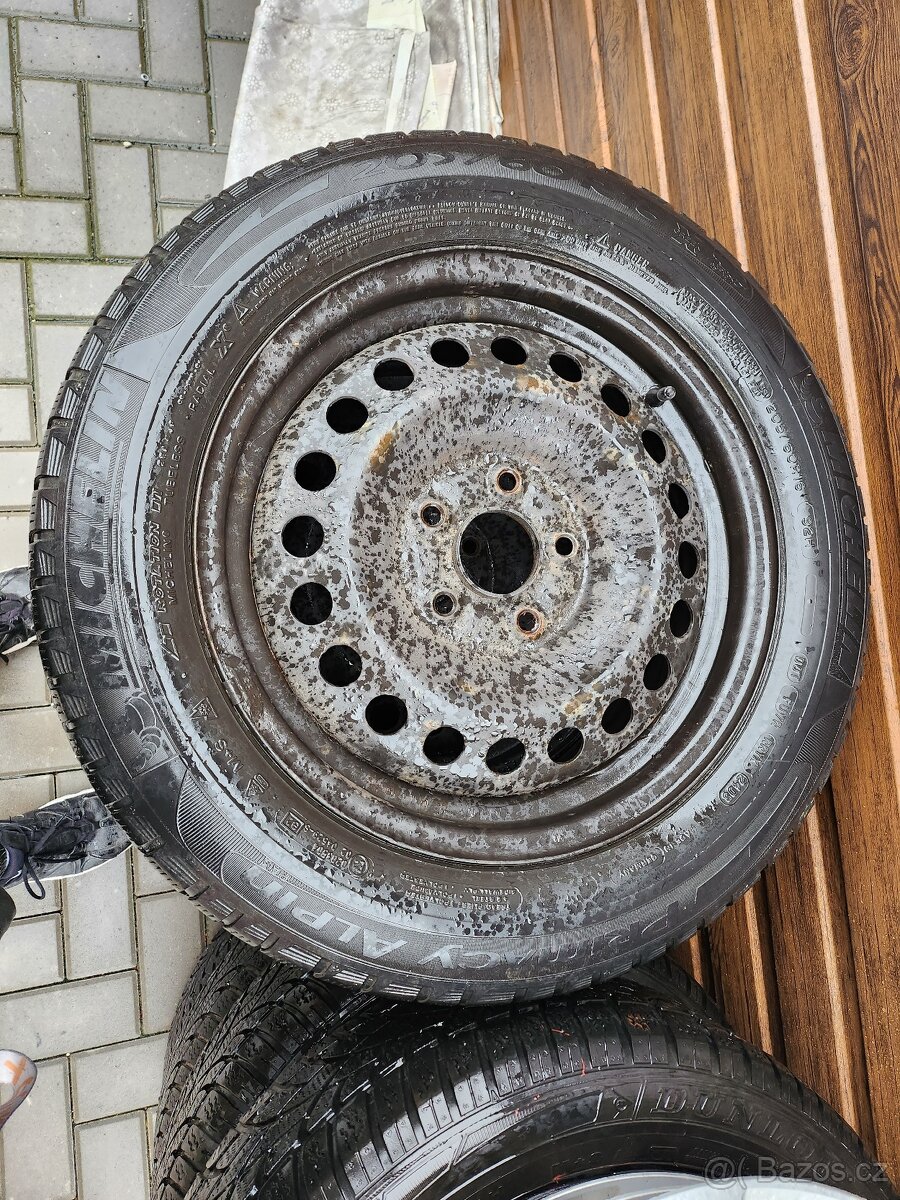 Plechové disky 5x114,3 R16 Honda poklice - 2