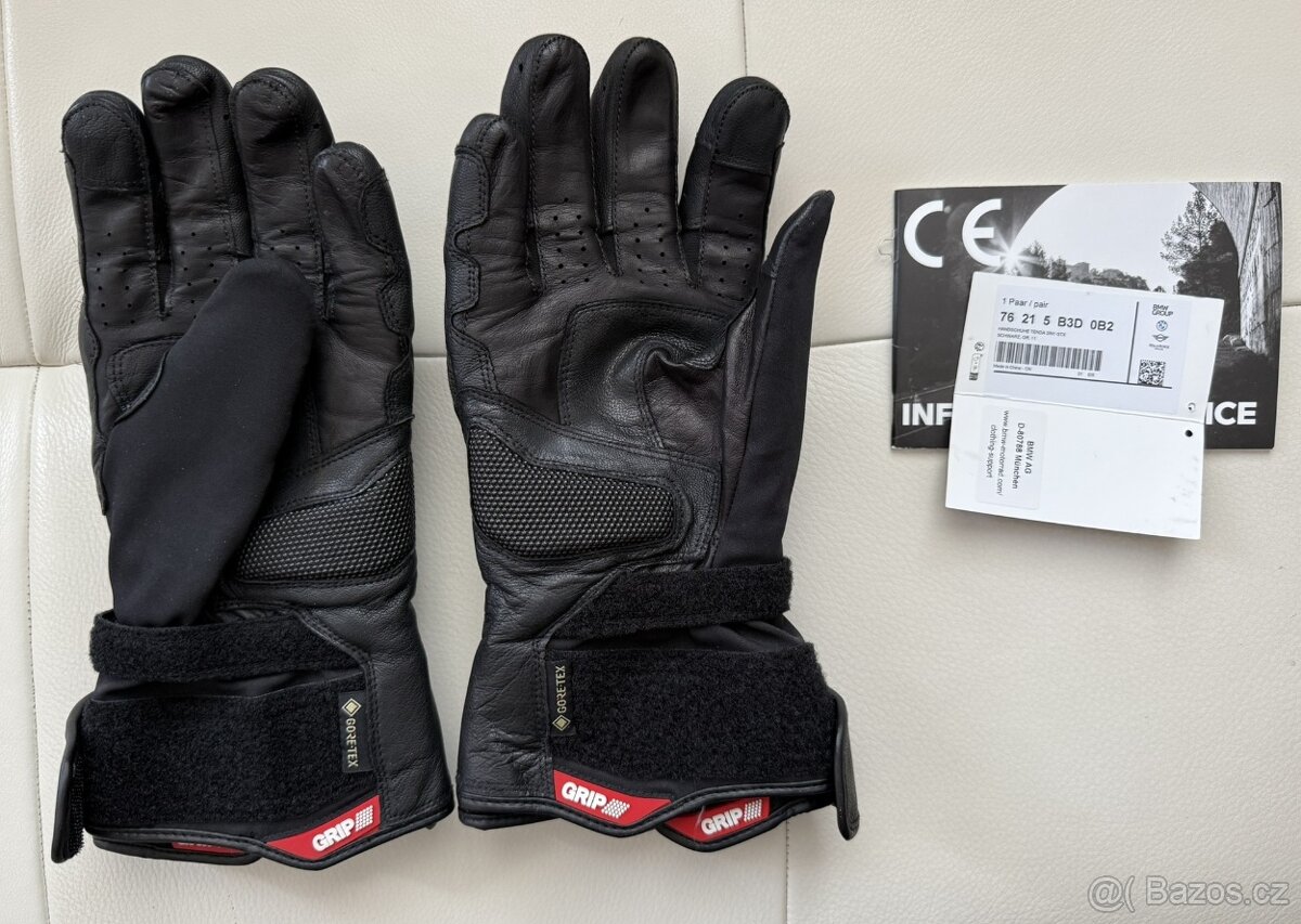 Rukavice BMW Tenda 2in1 GTX černé vel. 11-11,5 nové - 2