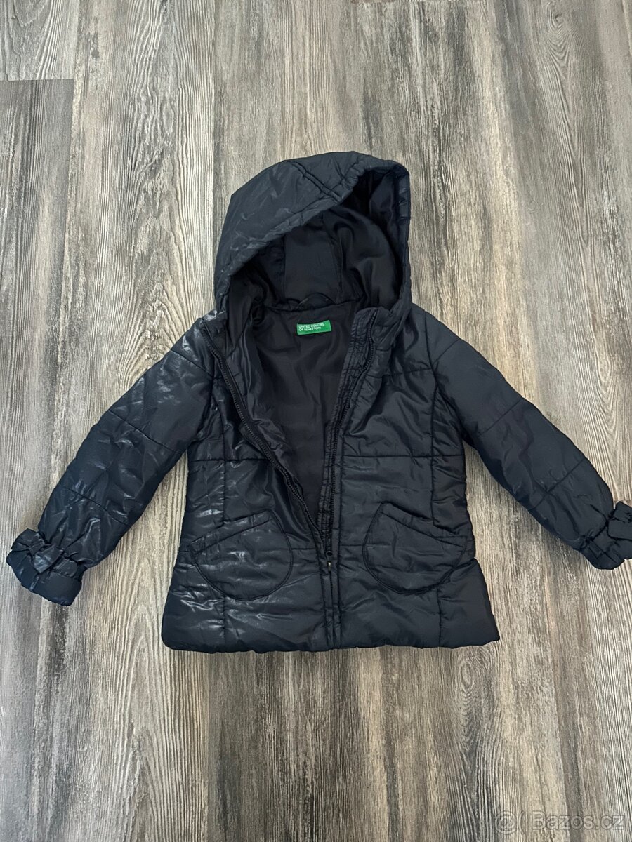 Zimní dívčí kabátek zn.Benetton - 2