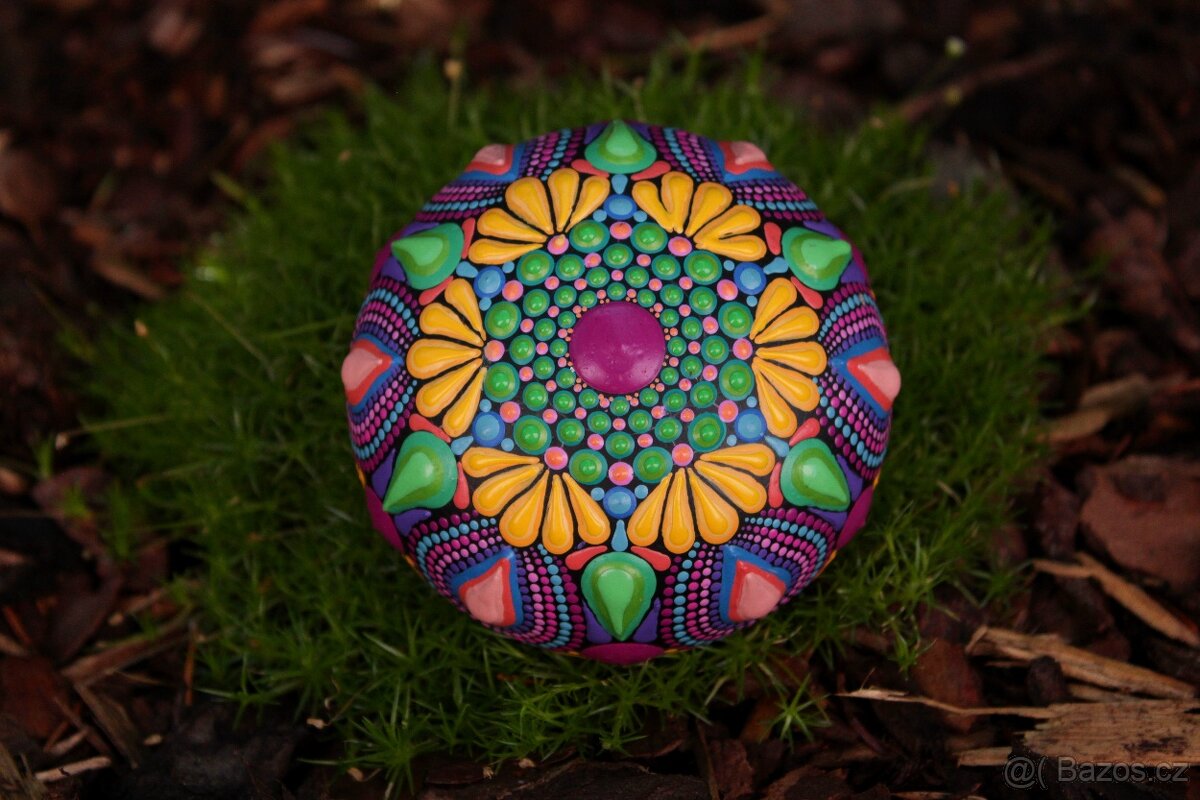 Mandala "Barvy jara" DotArt - akryl - 2