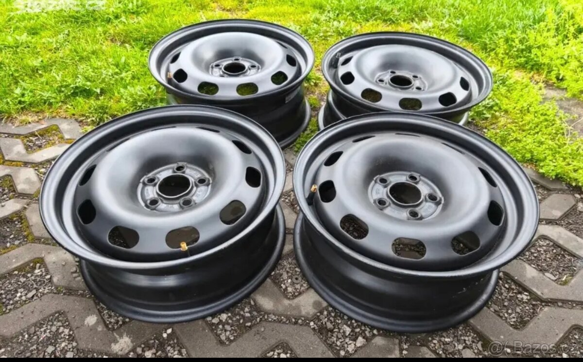 Plechové disky 5x100 R15 Škoda Fabia 2,3, Romster - 2
