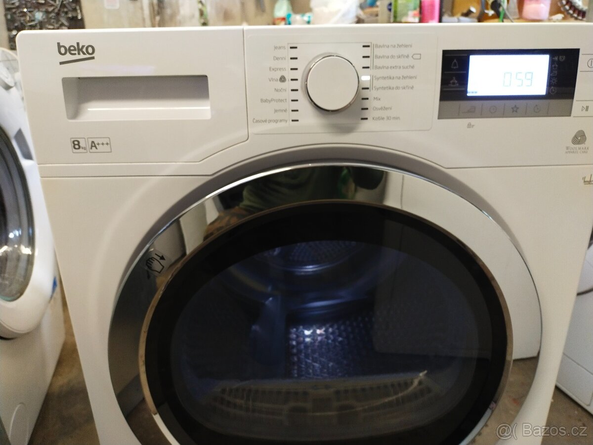 Prodám plně funkční digitální sušičku zn. BEKO--8 kg--DOVEZU - 2