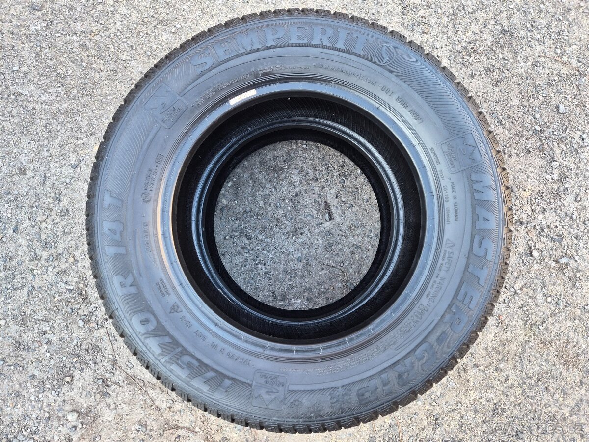 2 Zimní pneumatiky Semperit Master-Grip 175/70 R14 - 2