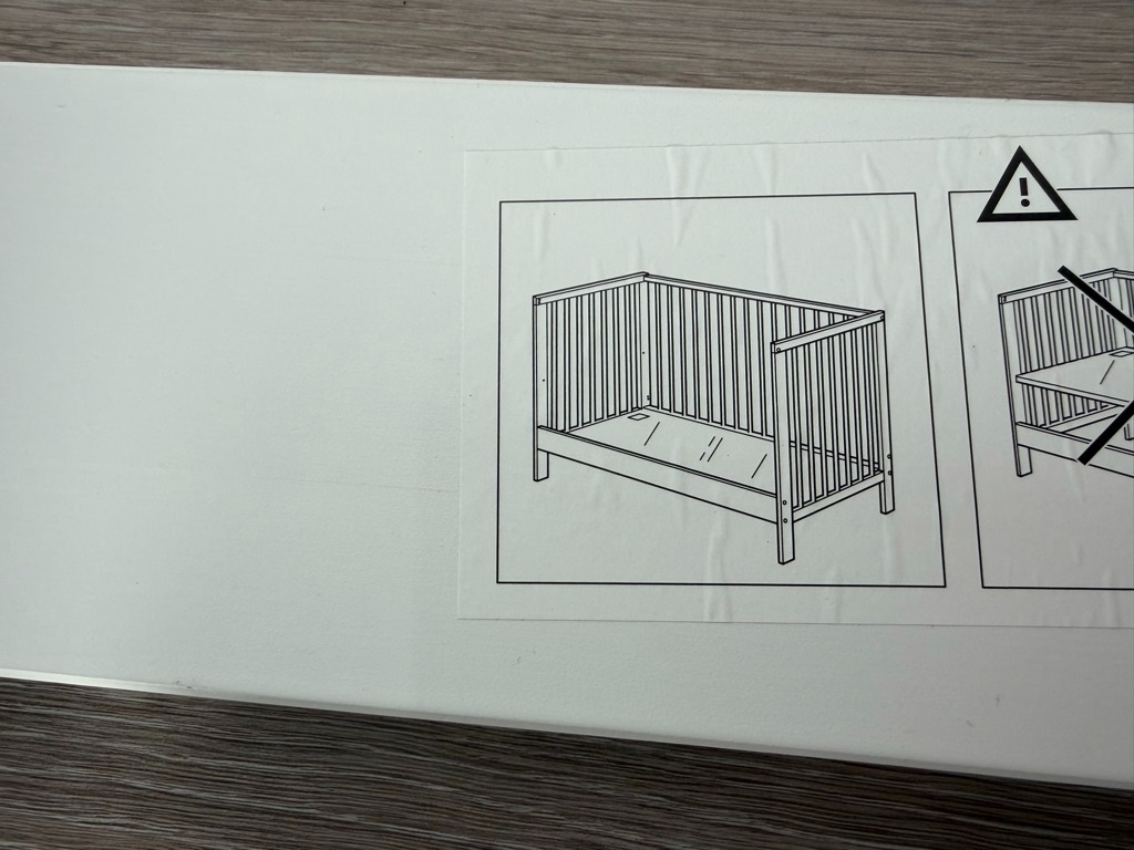 Dětská postýlka IKEA SUNDVIK + matrace - 2
