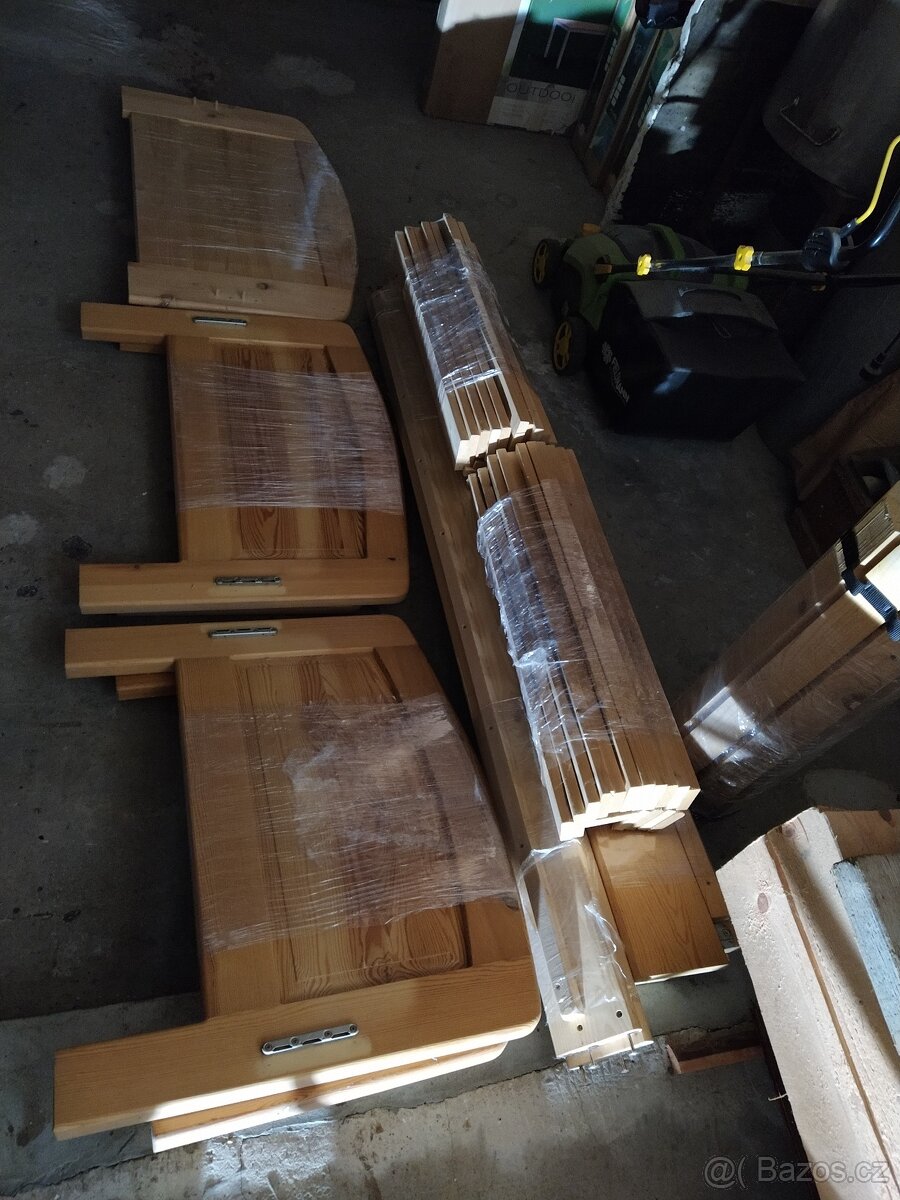 Prodám dřevěné zachovalé postele - 2