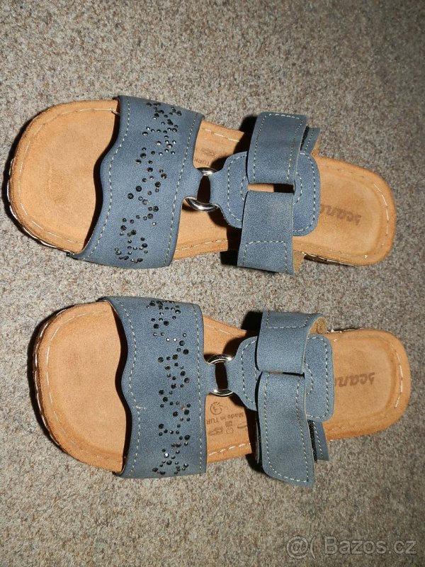 Modré pantofle vel.36 - 2