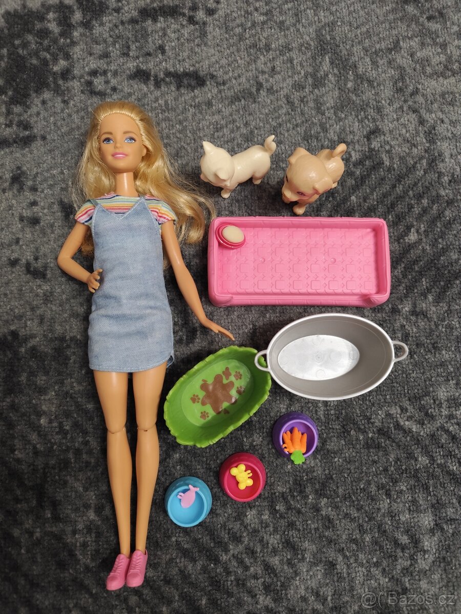 Barbie koupání zvitat - 2