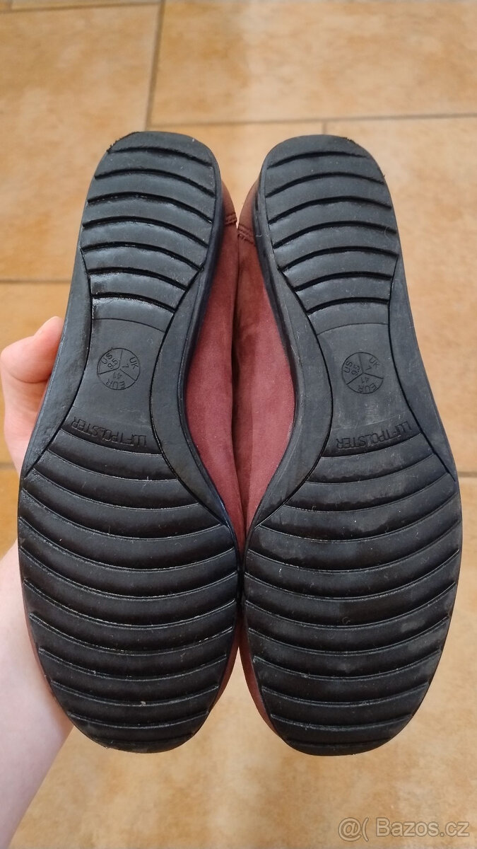 vínové mokasíny Ara vel. 41 - 2