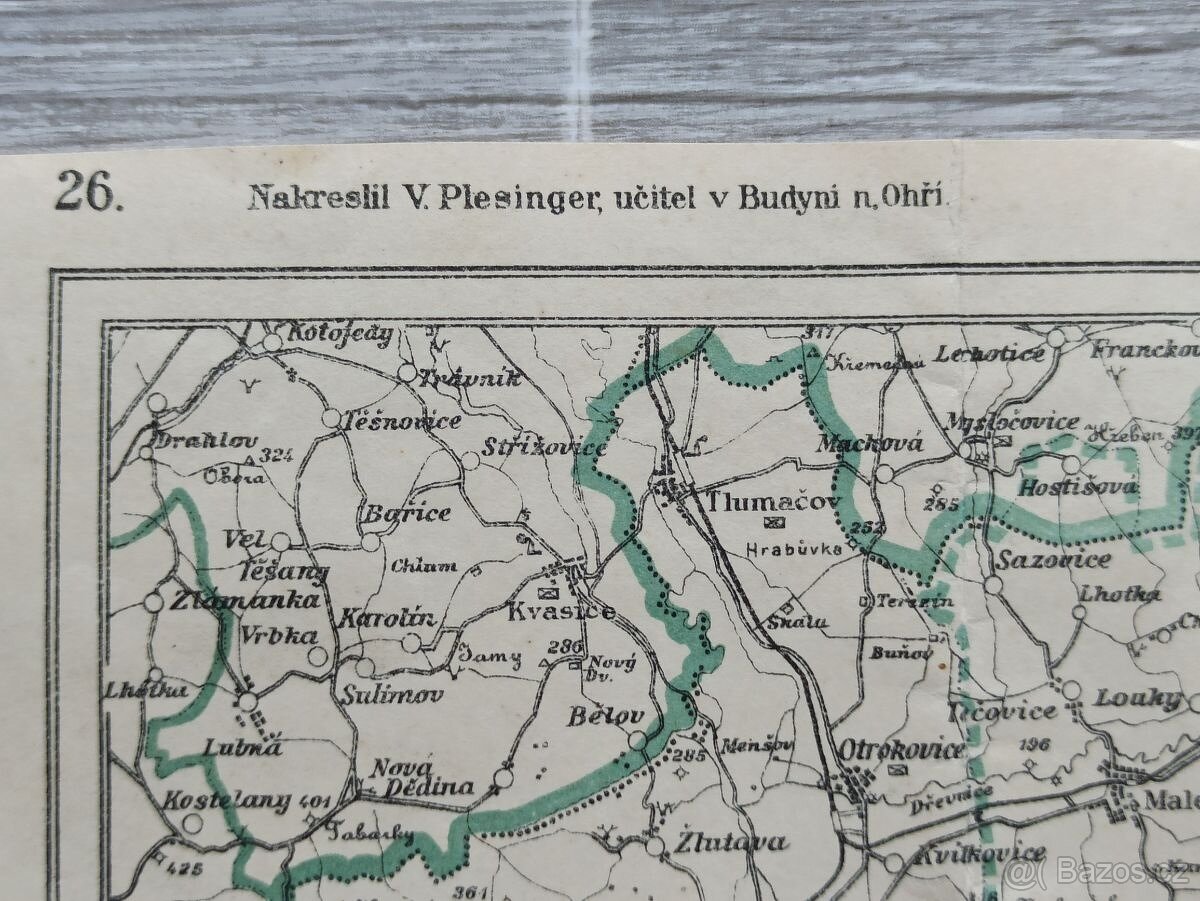 Politický okres Uherskobrodský 1920 - 2