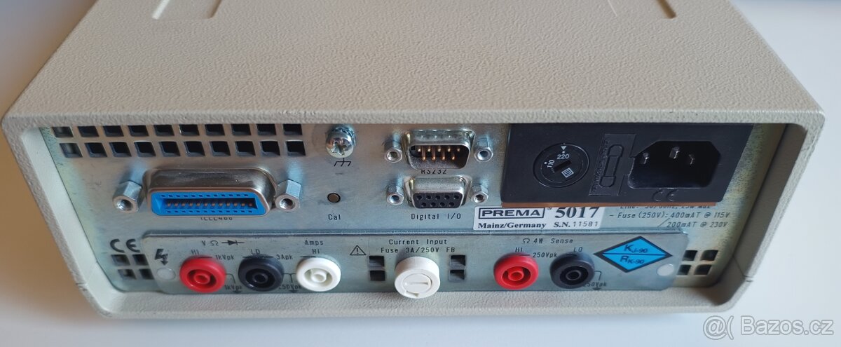 # Přesný 7½ místný multimetr PREMA 5017 # - 2