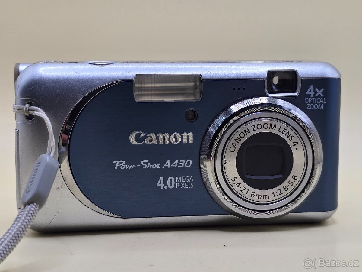 Canon PowerShot A430 4MP Digitální fotoaparát 4x Zoom Retro - 2
